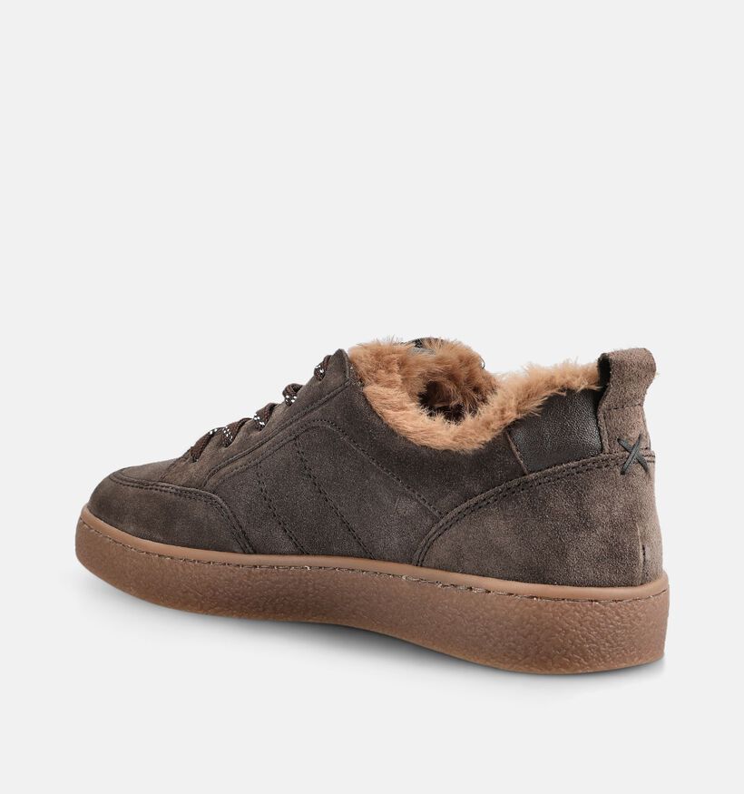 Gabor Comfort Donkerbruine Sneakers voor dames (376990) - geschikt voor steunzolen