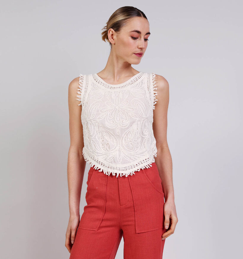 The Korner Beige Top voor dames (372450)