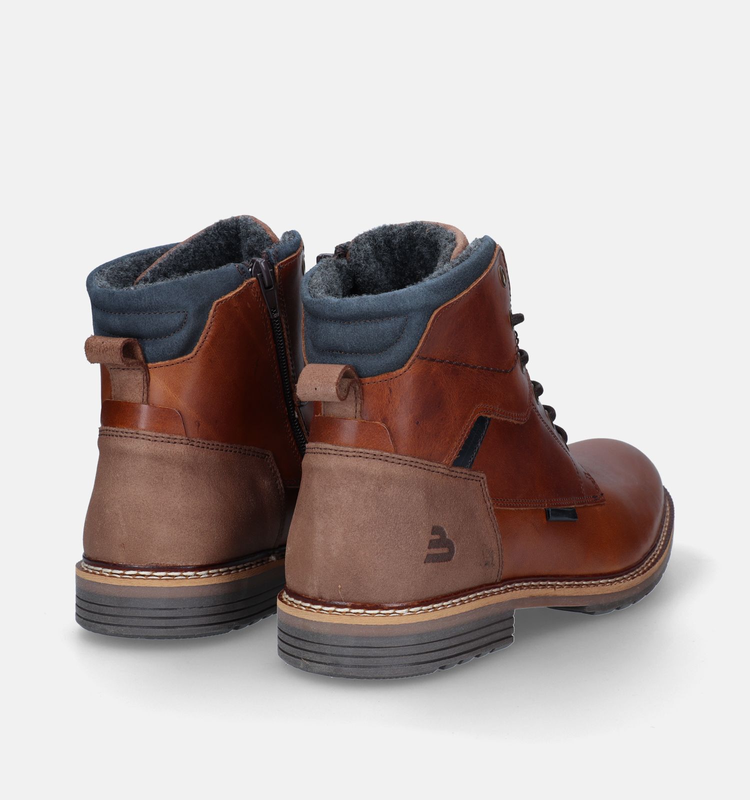 Bullboxer Cognac Veterboots Heren Boots Online op TORFS.BE
