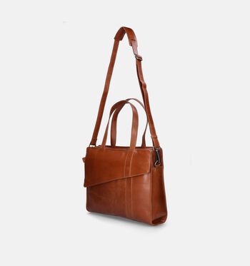 Label M Sacs ordinateur Cognac