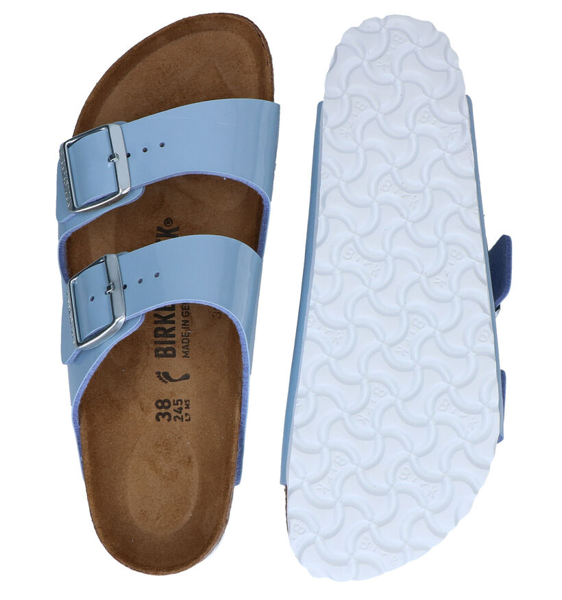 Birkenstock Arizona Birko Flor Nu-pieds en Blanc pour femmes (337963)