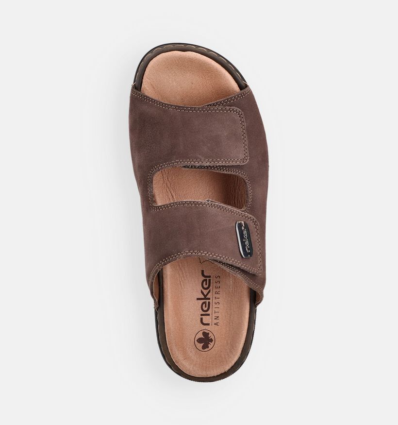 Rieker Bruine Comfortslippers voor heren (370508)