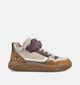 Geox Jr Theleven Baskets montantes en Beige pour filles (376275) - pour semelles orthop&eacute;diques