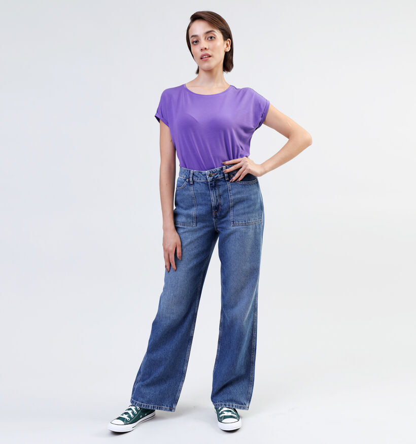 JDY Maya Blauwe Wide leg jeans L32 voor dames (337694)