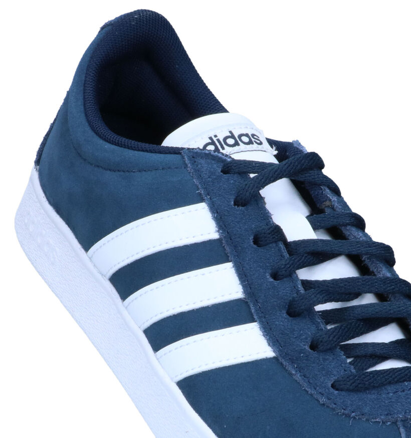 adidas VL Court 2.0 Baskets en Bordeaux pour hommes (326305) - pour semelles orthopédiques
