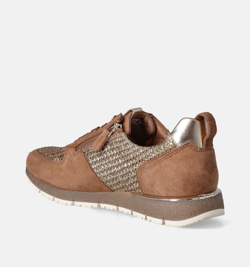 Tamaris Pure Relax Cognac Sneakers voor dames (351589) - geschikt voor steunzolen