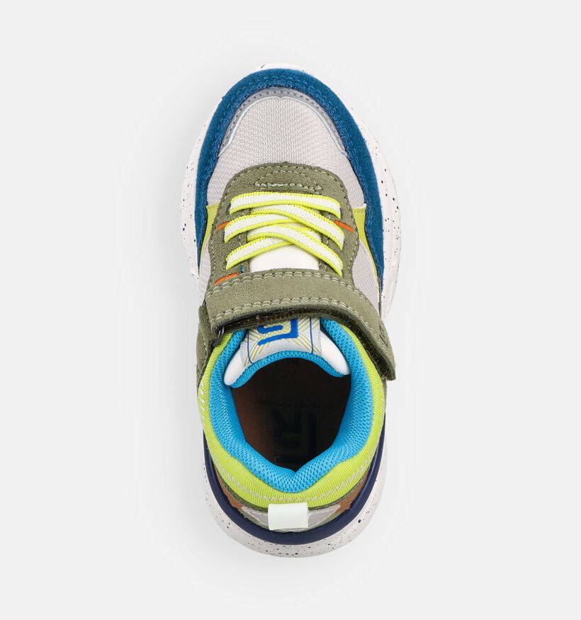 FR by Romagnoli Baskets basses en Vert pour gar&ccedil;ons (378588) - pour semelles orthop&eacute;diques