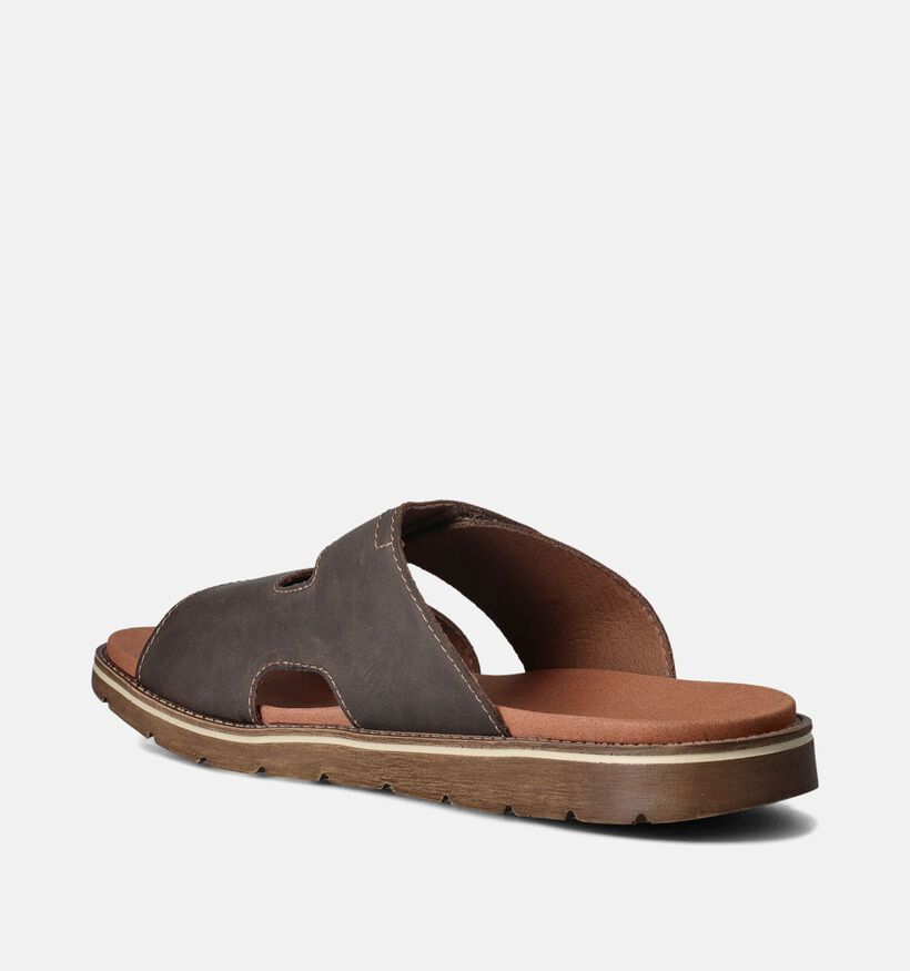 Rieker Nu-pieds casual en Marron pour hommes (354828)
