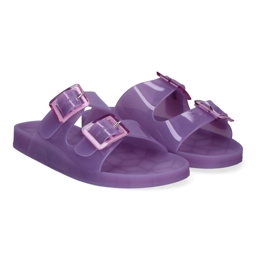 Colors of California Claquettes en Violet pour femmes (307075)