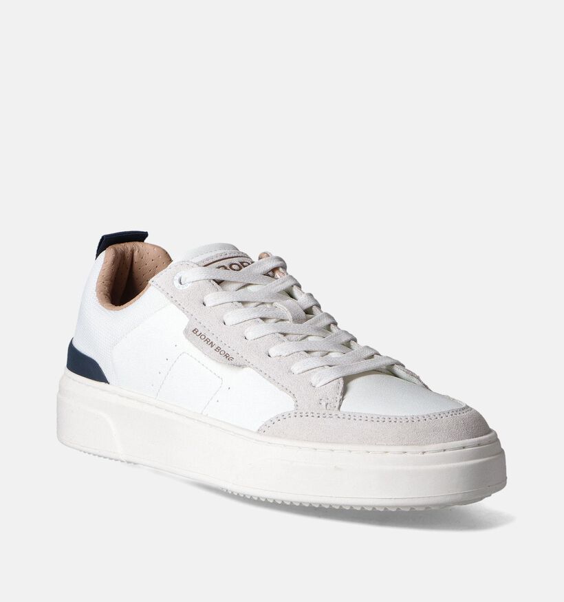 Björn Borg Baskets basses en Blanc pour hommes (352902) - pour semelles orthopédiques