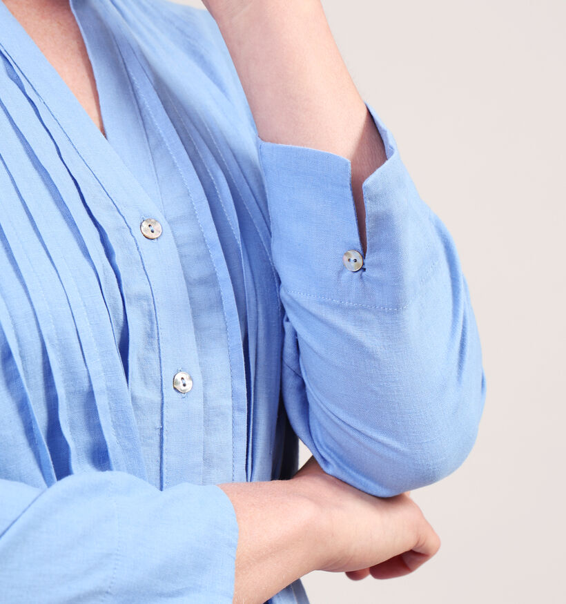 Expresso Provence Blauwe Midi Jurk voor dames (359606)