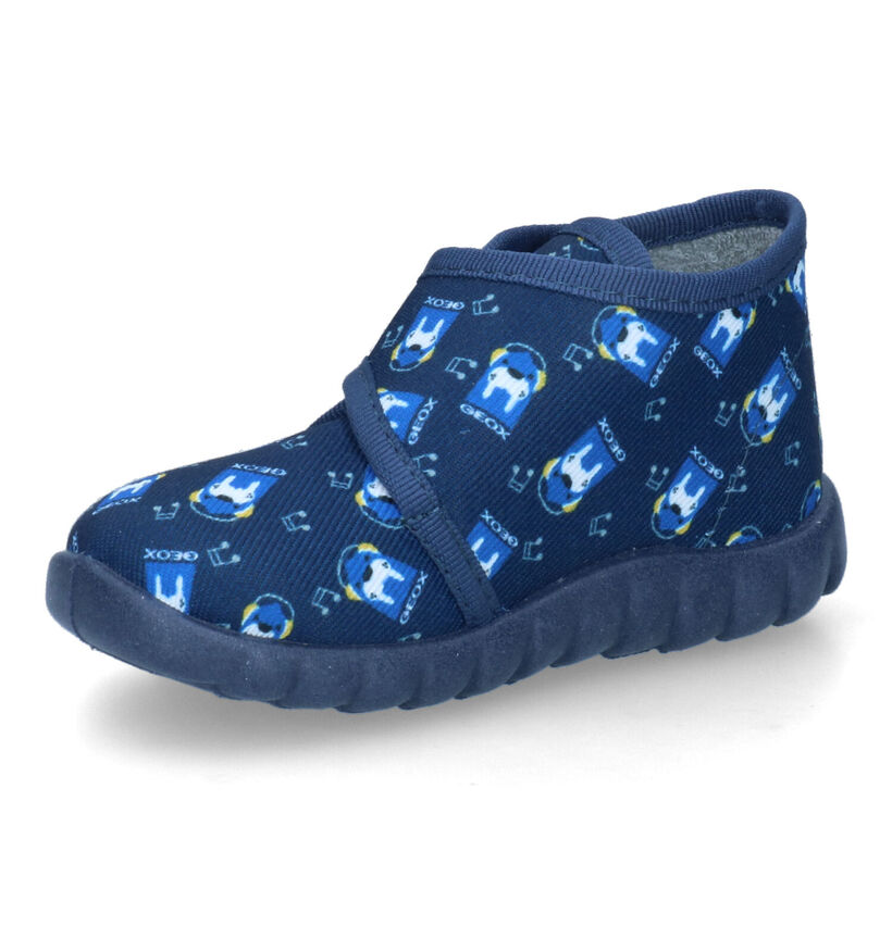 Geox Zyzie Blauwe Pantoffels voor jongens (317576)