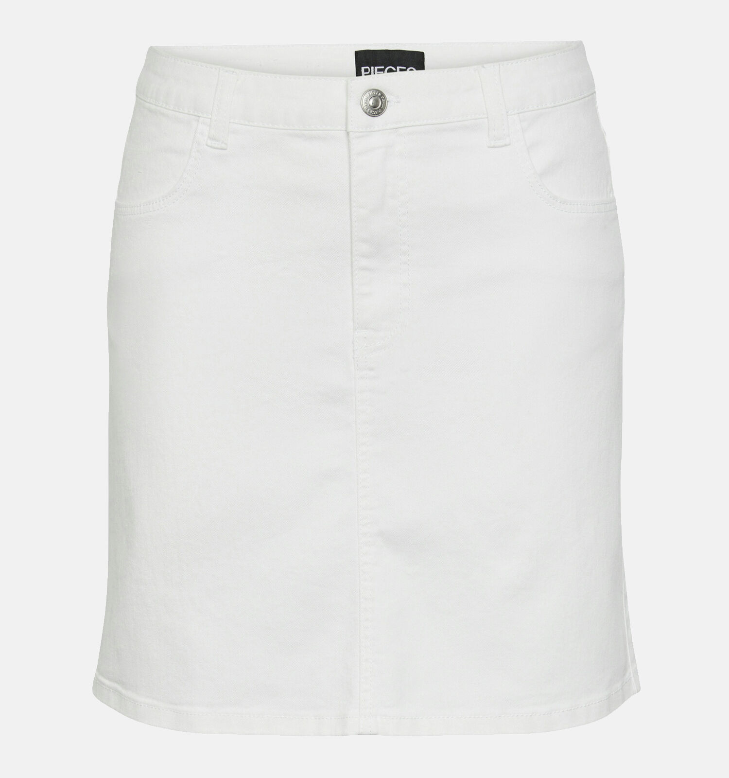 Pieces Peggy Witte Jeansrok Dames Rokken Online op TORFS.BE
