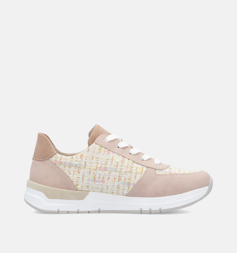 Rieker Baskets casual en Rose pour femmes (351241) - pour semelles orthopédiques