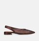 Pedro Miralles Ballerines Slingback en Bordeaux pour femmes (373636)