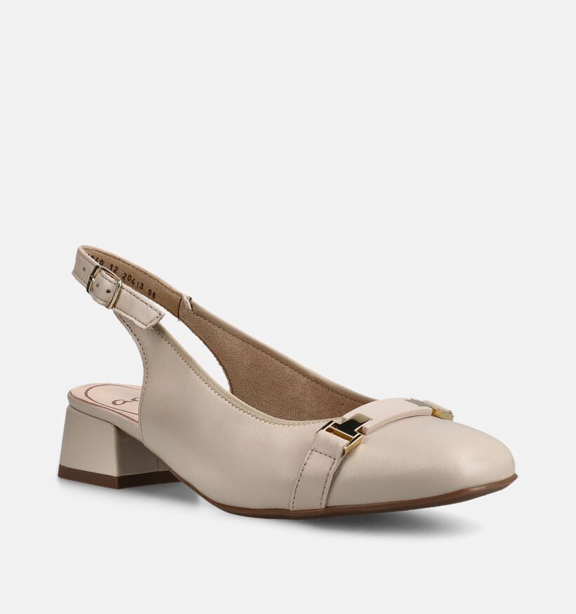 Ara Graz 2.0 Escarpins slingback en Beige pour femmes (370827)
