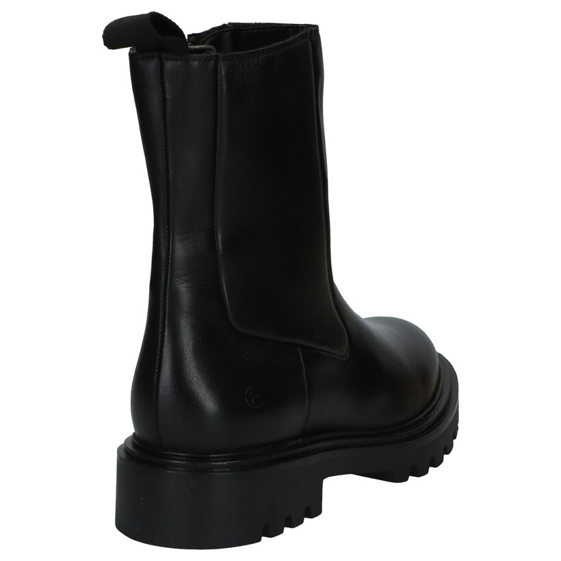 Tamaris Bottines chelsea en Noir en cuir (286037)