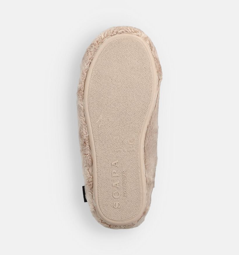 Scapa Pantoufles en Beige pour femmes (364009) - pour semelles orthopédiques