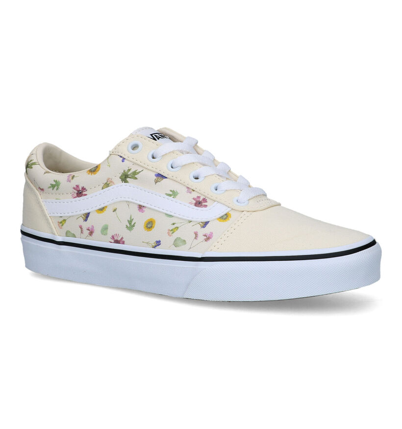 Vans Ward Baskets de skate en Rose pour femmes (327993)