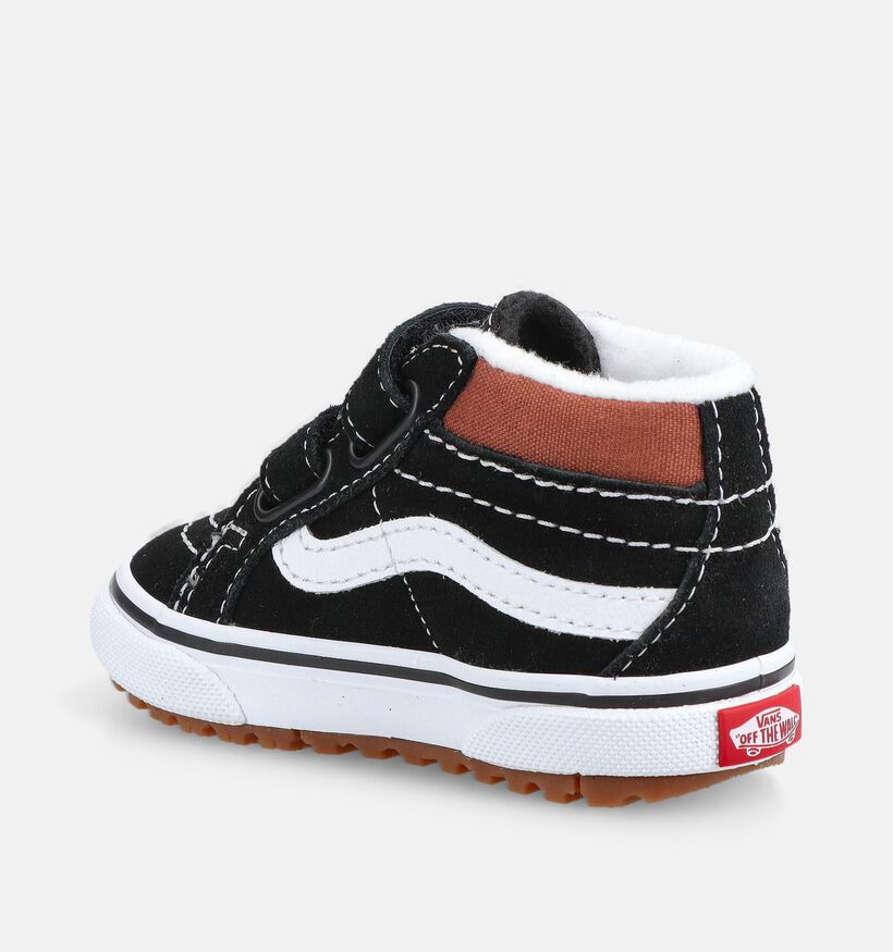 Vans SK8 Baskets montantes en Noir pour filles, gar&ccedil;ons (376411)