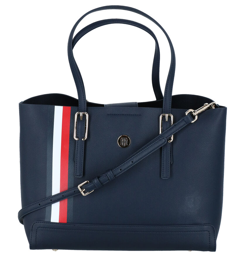 Tommy Hilfiger Honey Blauwe Shopper Tas in kunstleer (285784)