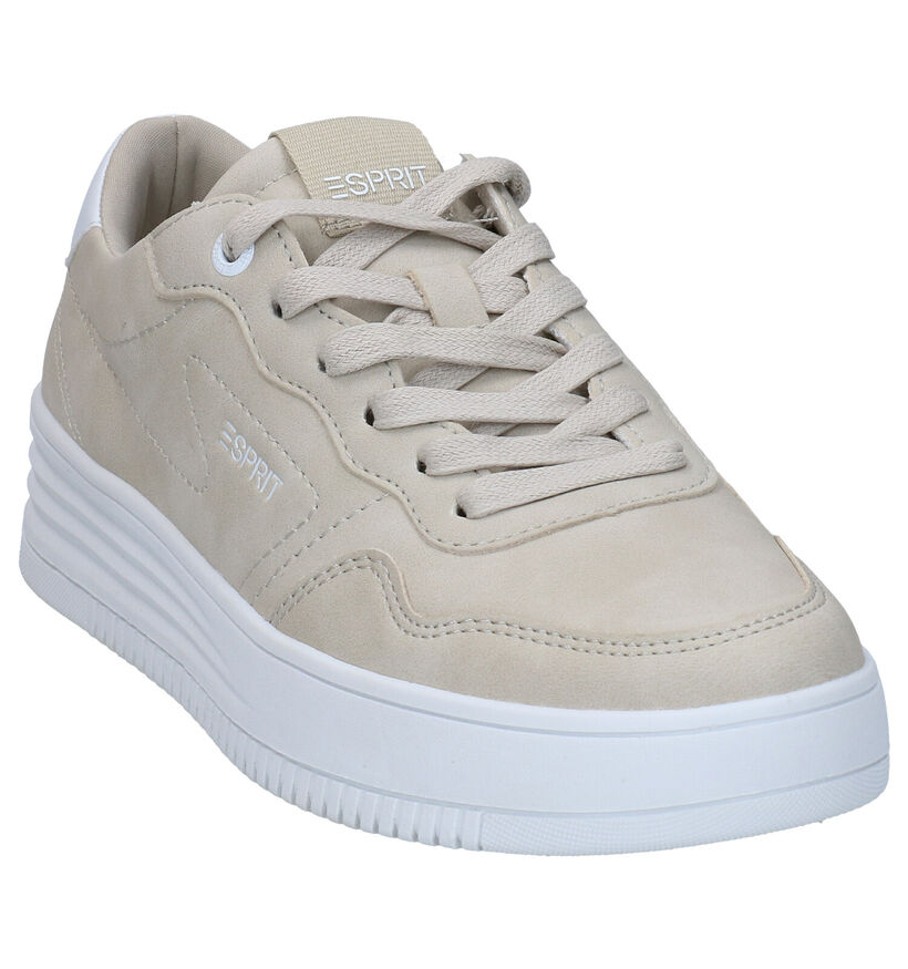 Esprit Cambridge Beige Sneakers in kunstleer (285155)