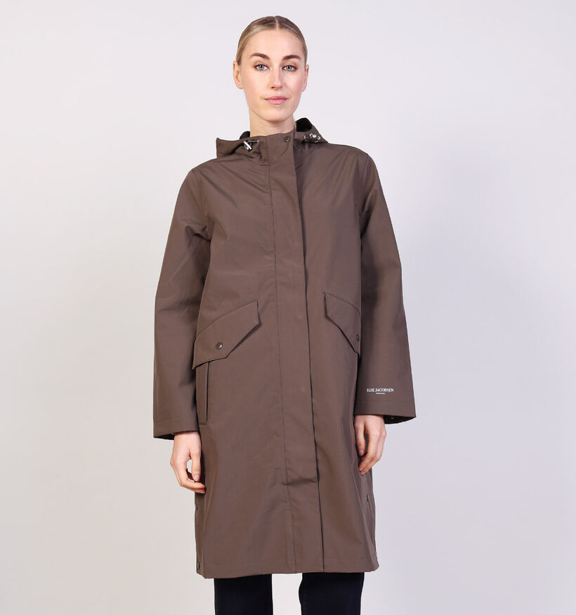 Ilse Jacobsen Daybreak 03 Imperméable Softshell en Marron Ilse Jacobsen Daybreak 03 Imperméable Softshell en Marron pour femmes (365621)