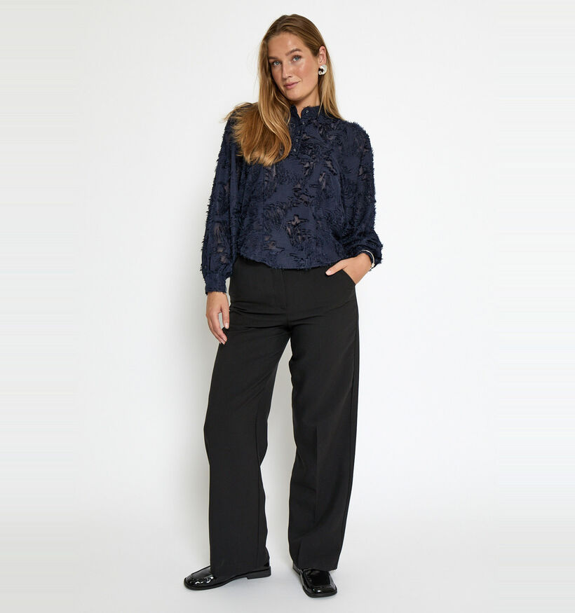 Minus Hollie Donkerblauwe Blouse voor dames (365845)
