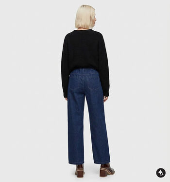Fransa Jeans Blauw