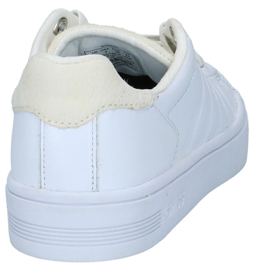 K-Swiss Court Frasco Sneakers Wit in leer (225406)