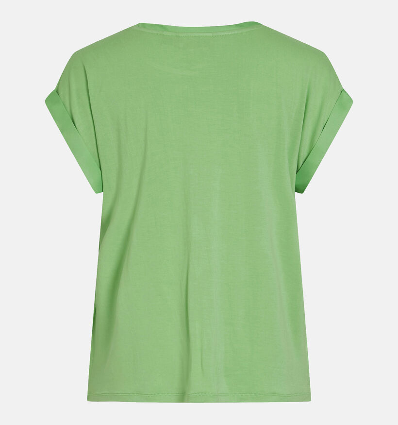 Vila Ellette T-shirt en Vert pour femmes (357353)