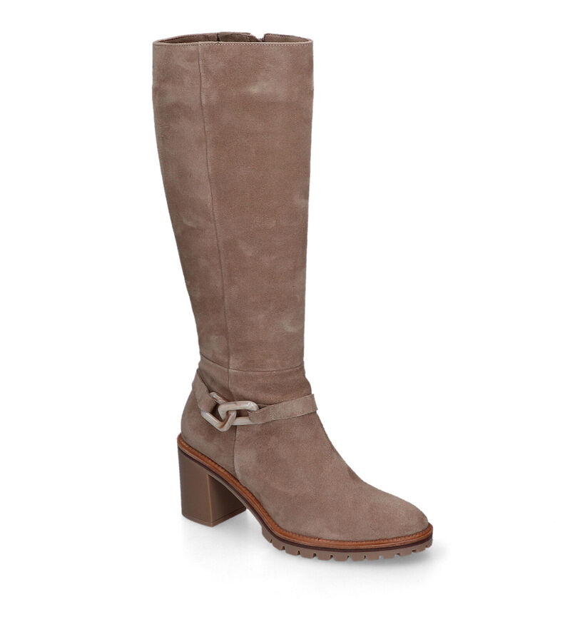 Softwaves Bottes hautes en Beige en daim (316722)