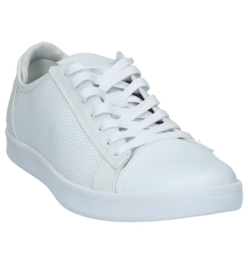 Skechers Memory Foam Witte Sneakers, , pdp
