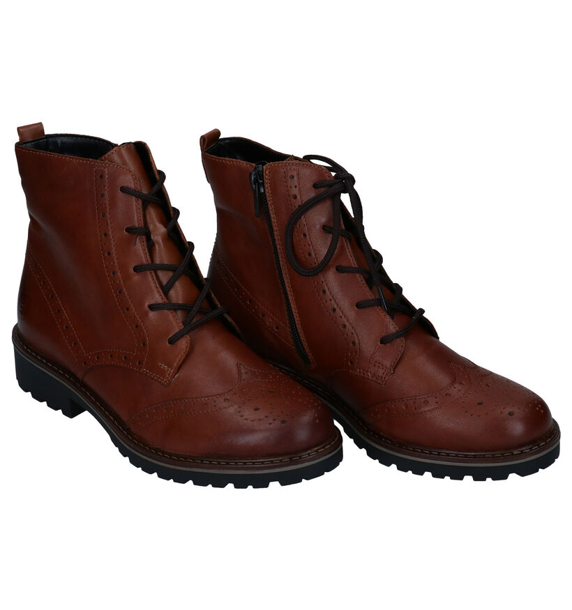 Remonte Bottines en Cognac en cuir (298054)