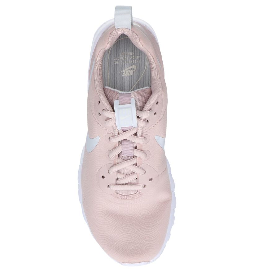 Nike Air Max Baskets basses en Rose clair en textile (209819)