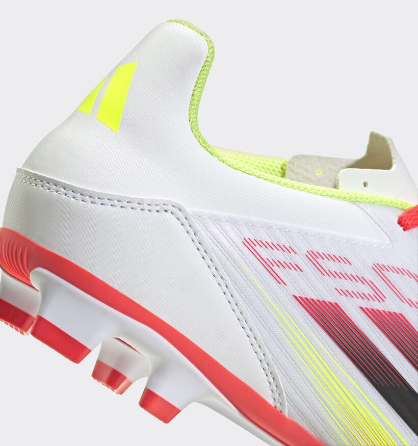 adidas F50 Club Chaussures de foot en Blanc pour hommes (366389) - pour semelles orthopédiques
