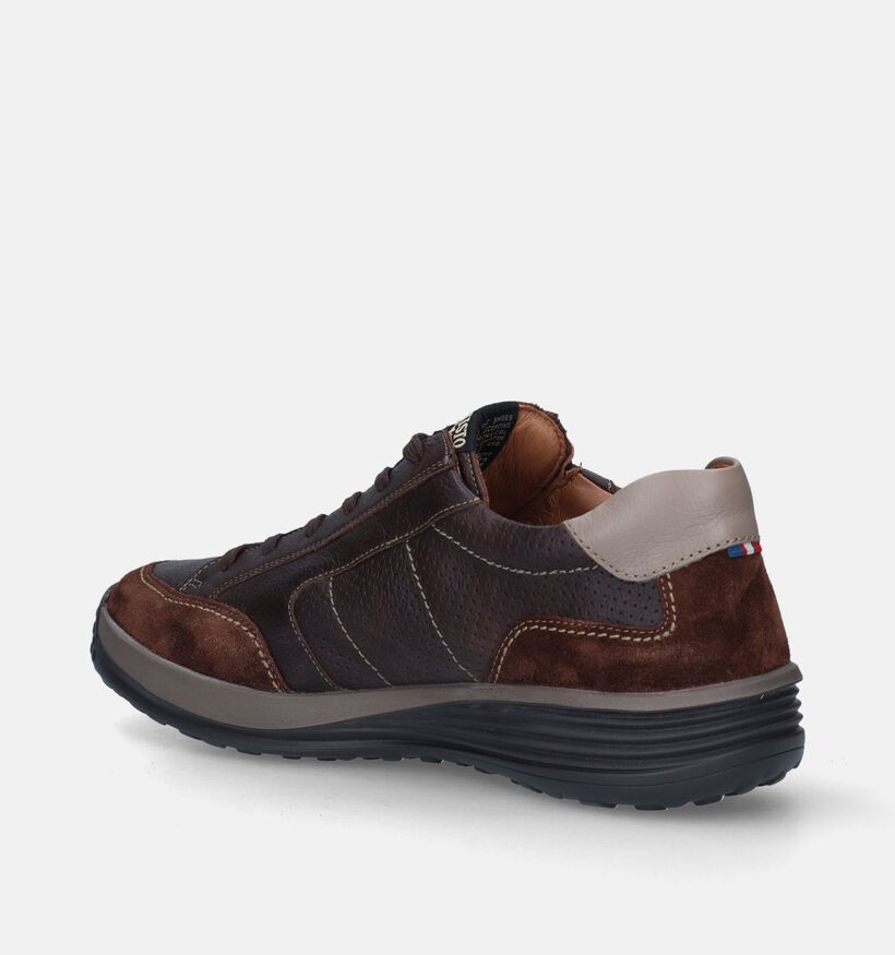 Mephisto Sacco Velsport Bruine Veterschoenen voor heren (345994) - geschikt voor steunzolen