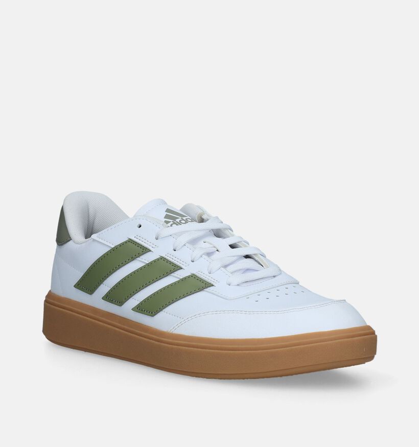 adidas Courtblock Baskets en Blanc pour hommes, garçons (343243)