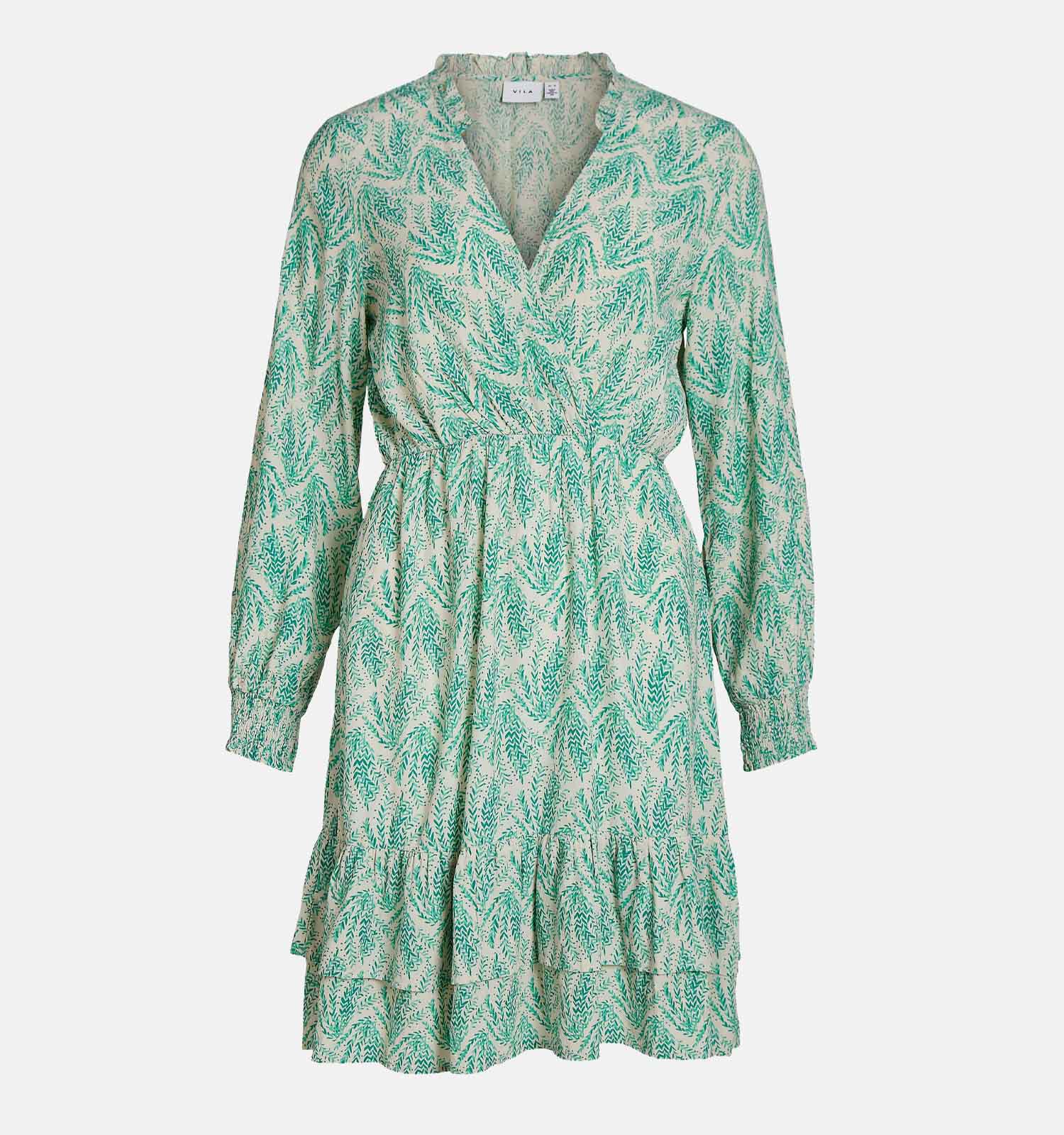 Vila jurk groen sales