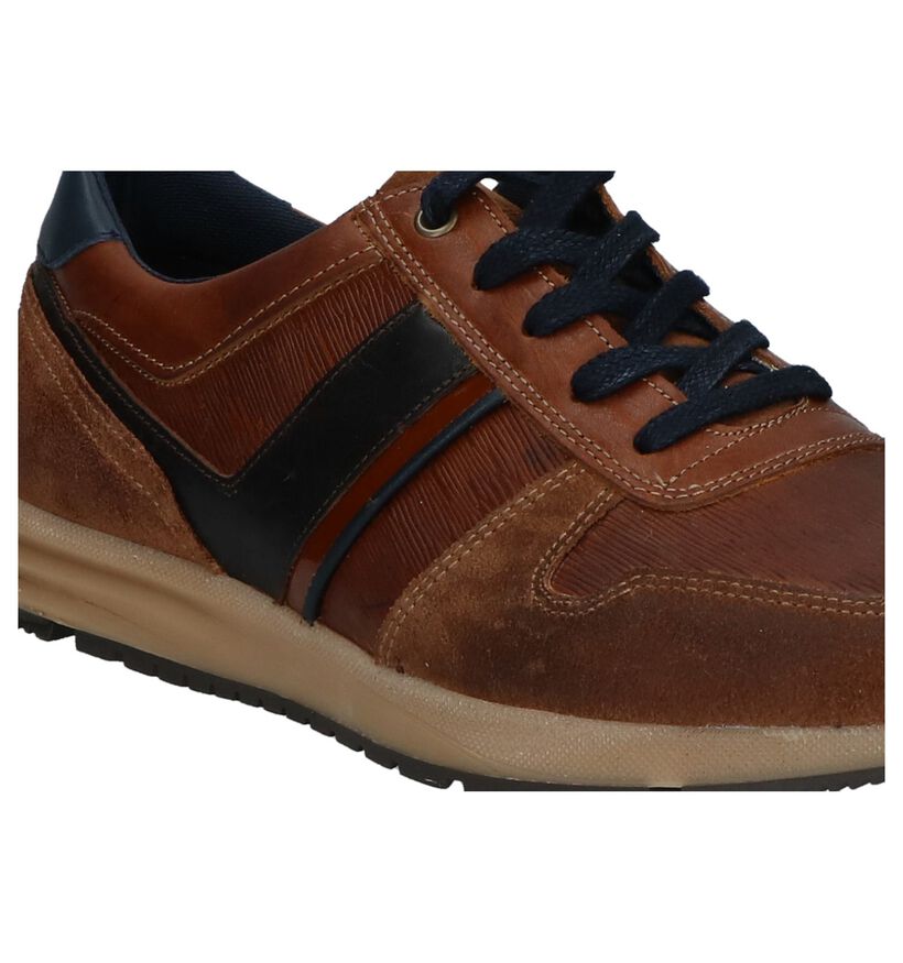 Borgo Sport Chaussures basses en Cognac en daim (227589)