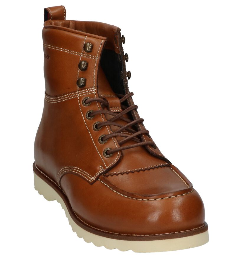 Tommy Hilfiger Rudy Cognac Boots, , pdp