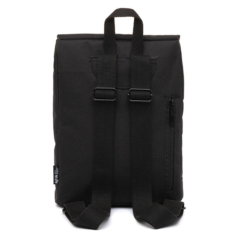 Lefrik Scout Mini Zwarte Rugzak voor dames, heren, meisjes, jongens (341608)
