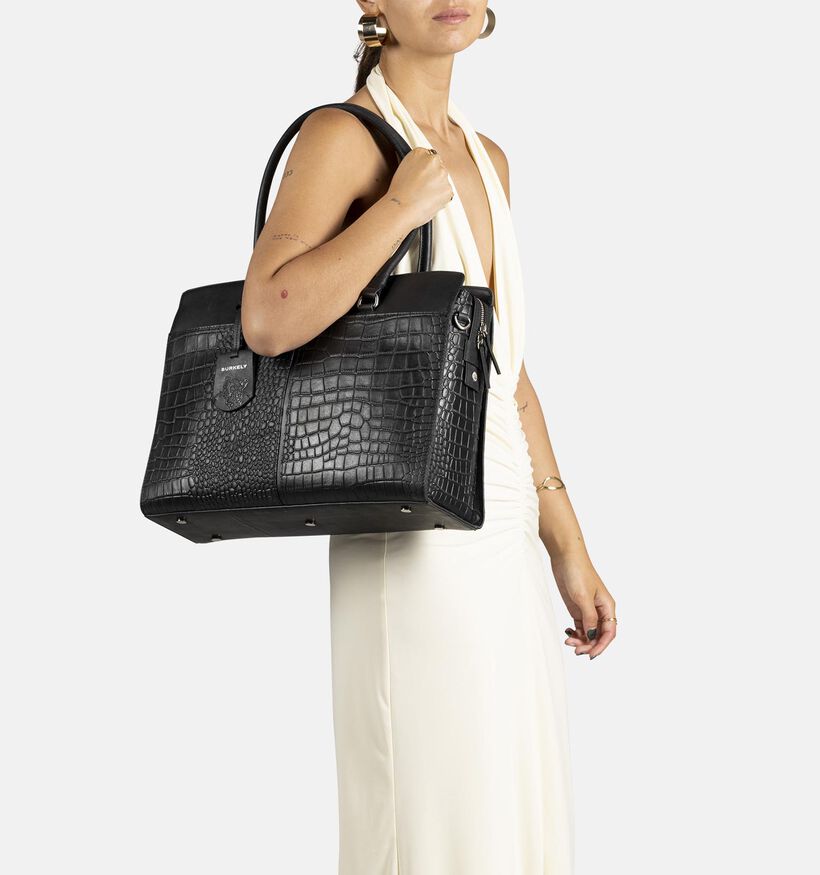 Burkely Colbie Sac ordinateur en Noir pour femmes (380449)