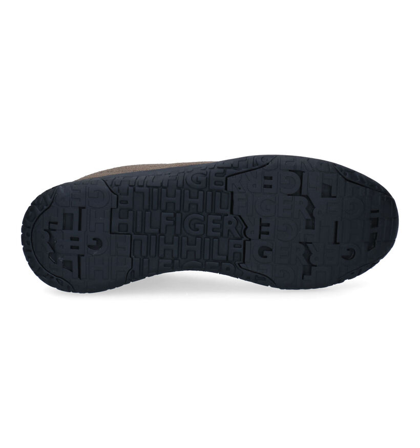 Tommy Hilfiger Lightweight Kaki Sneakers voor heren (300701) - geschikt voor steunzolen