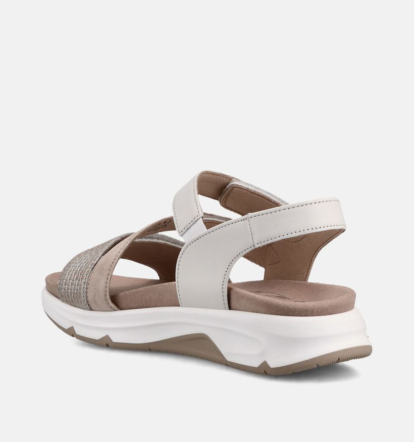 Gabor Beige Sandalen voor Steunzolen voor dames (371188) - geschikt voor steunzolen