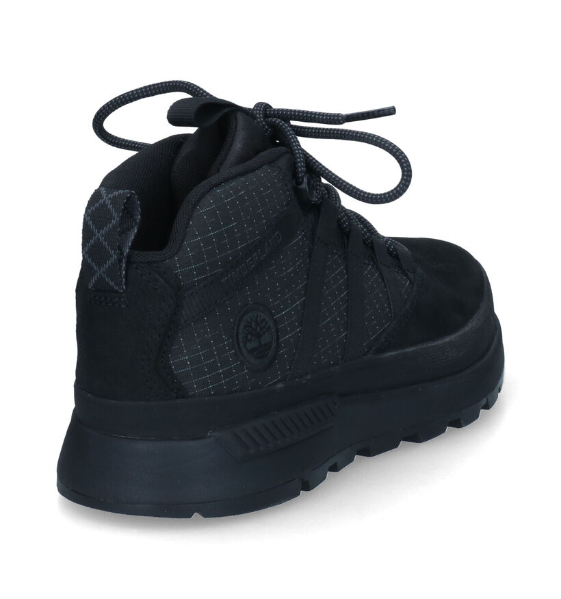 Timberland Euro Tracker Super OX Zwarte Bottines voor jongens (313043) - geschikt voor steunzolen