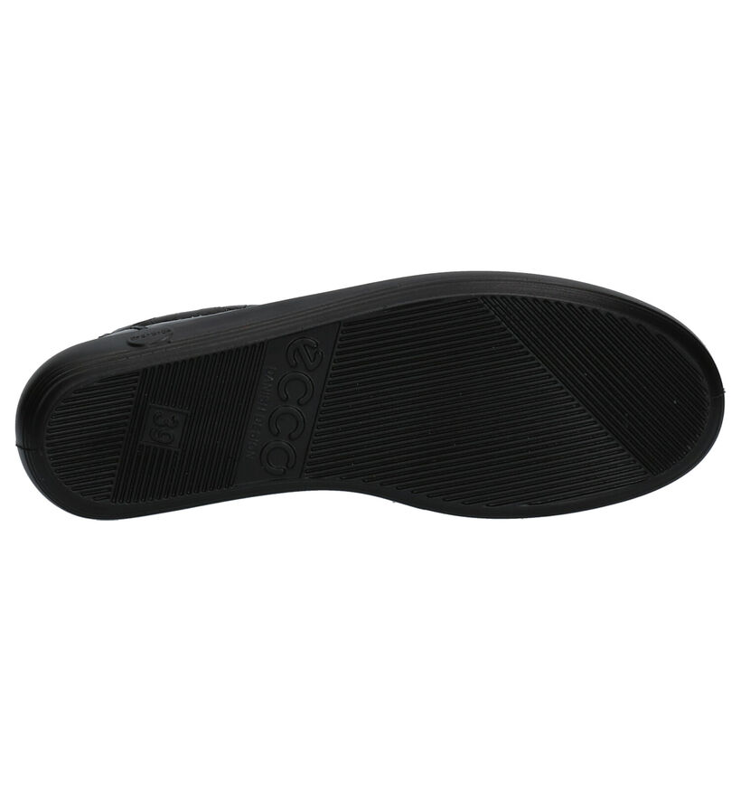 ECCO Soft 2.0 Chaussures à Lacets en Noir en cuir (254217)