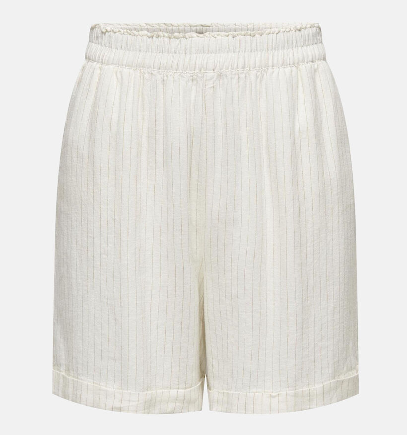 JDY Petra Linen HW Witte Short voor dames (342186)