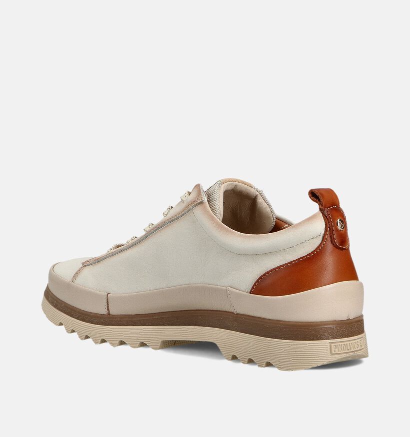 Pikolinos Vigo Chaussures à lacets en Écru pour femmes (363886) - pour semelles orthopédiques