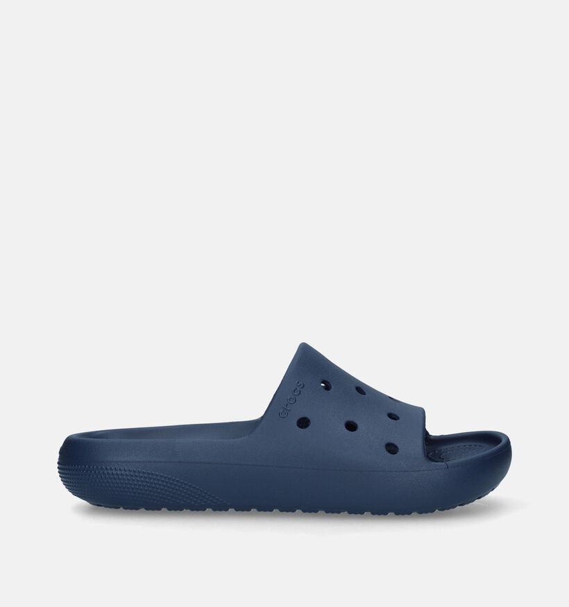 Crocs Classic Slide Claquettes de piscine en Bleu pour hommes (340093)